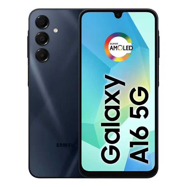 Celular Samsung Galaxy A16 5g, 128gb + 4gb Ram, Câmera De Até 50mp, Tela 6.7 , Nfc, Ip54, Bateria 5000 Mah Azul Escuro